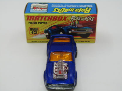 Matchbox Superfast 10B Piston Popper Dark Metallic Blue