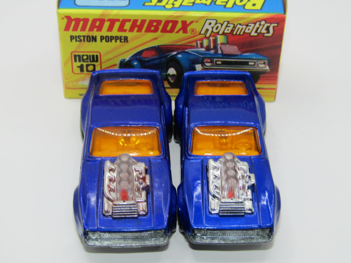 Matchbox Superfast 10B Piston Popper Dark Metallic Blue