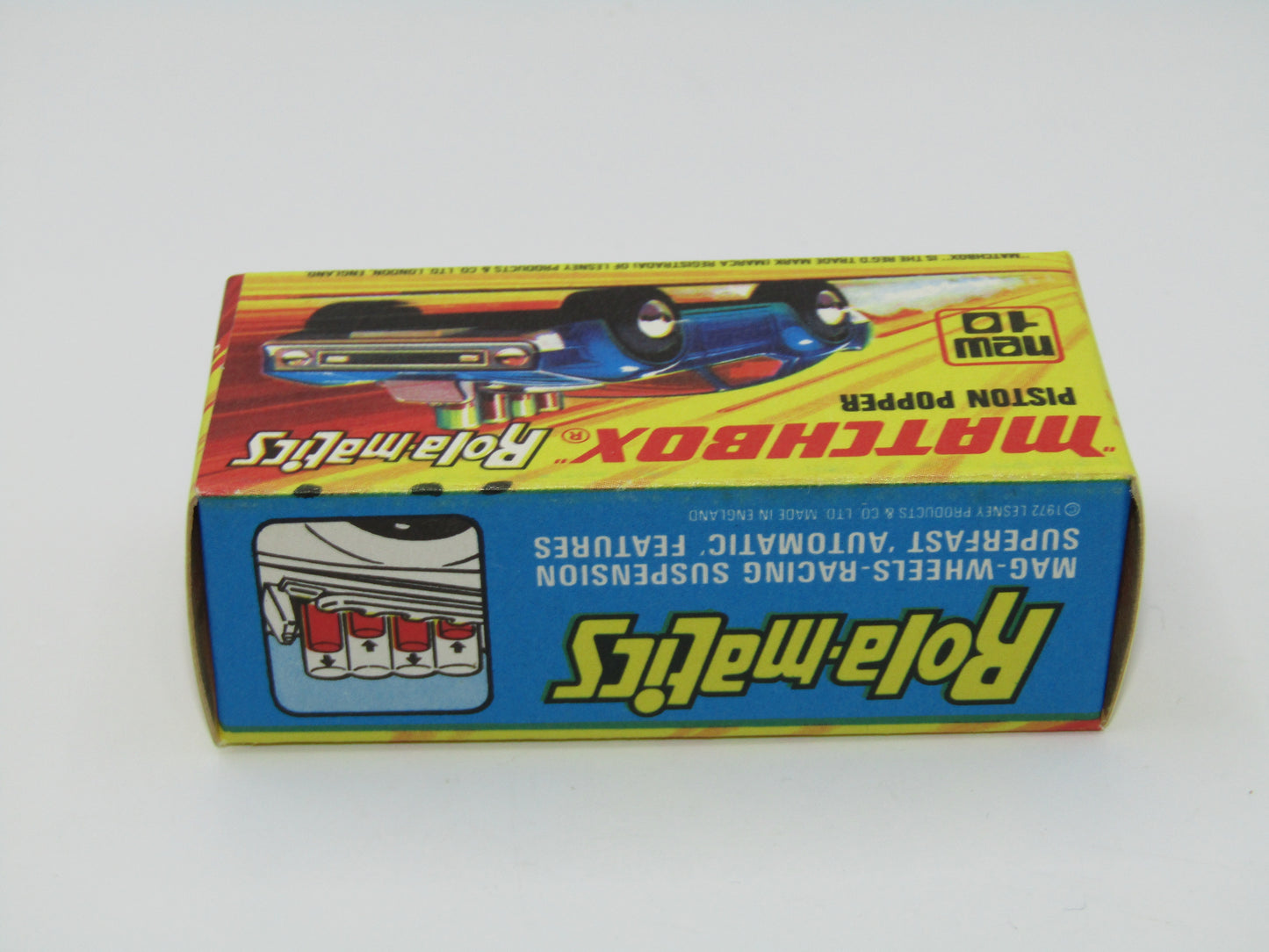 Matchbox Superfast 10B Piston Popper Dark Metallic Blue