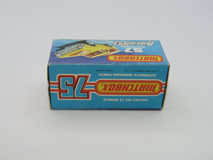 Matchbox Superfast 57C Wild Life Truck DARK YELLOW Body Smoke Canopy