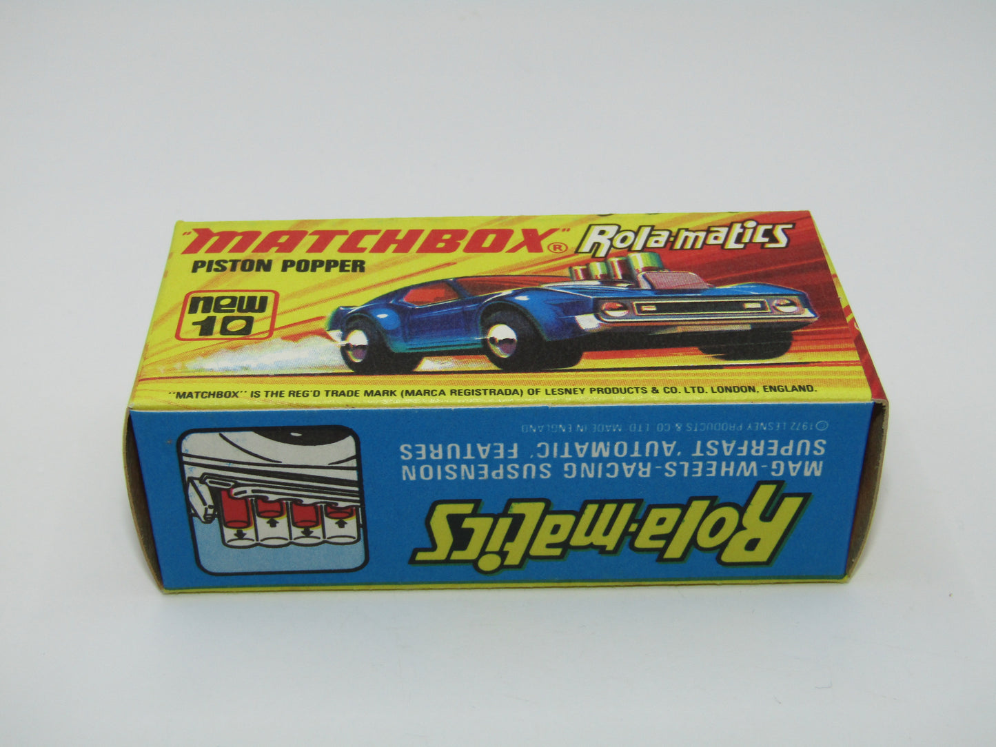 Matchbox Superfast 10B Piston Popper Dark Metallic Blue