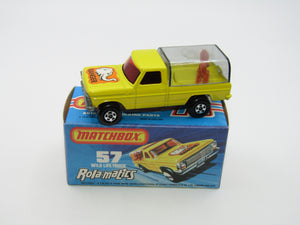Matchbox Superfast 57C Wild Life Truck Orange Lions Smoke Canopy