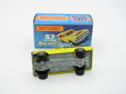 Matchbox Superfast 57C Wild Life Truck Orange Lions Smoke Canopy