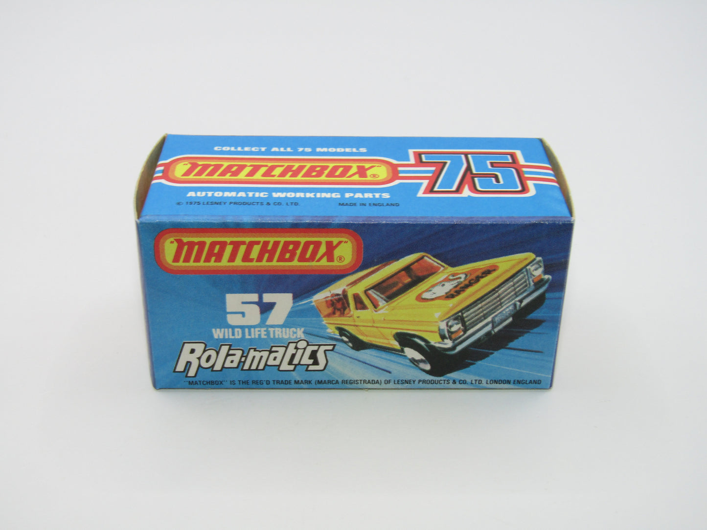 Matchbox Superfast 57C Wild Life Truck Orange Lions Smoke Canopy