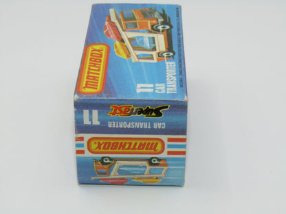 Matchbox Superfast 11C Car Transporter PURPLE Windows Unpainted Base