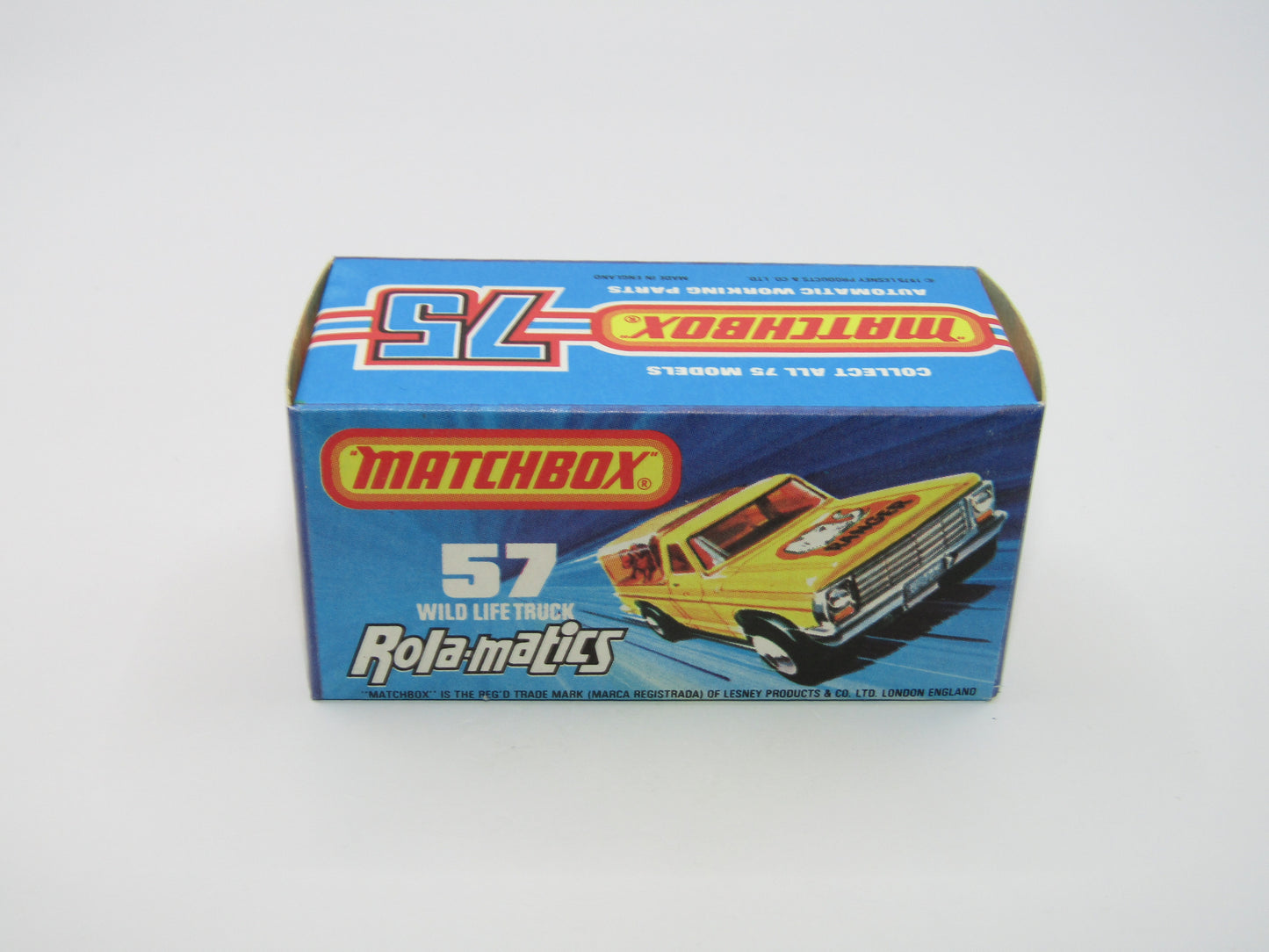 Matchbox Superfast 57C Wild Life Truck Orange Lions Smoke Canopy