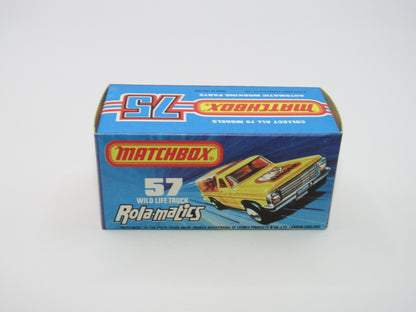 Matchbox Superfast 57C Wild Life Truck Orange Lions Smoke Canopy