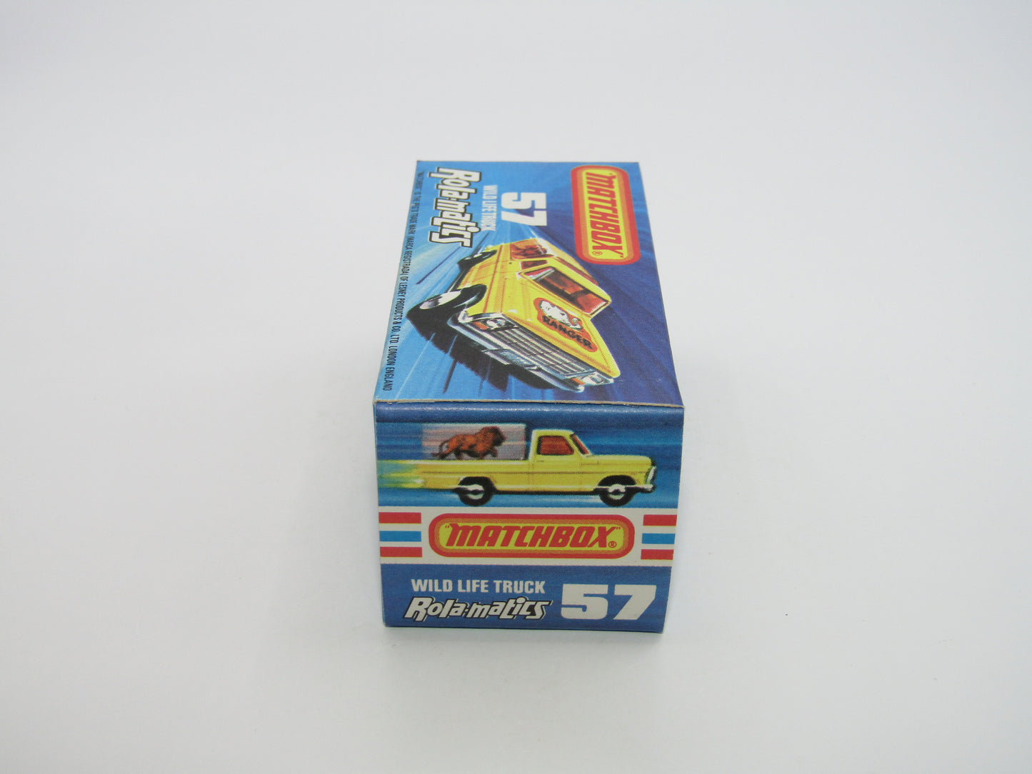 Matchbox Superfast 57C Wild Life Truck Orange Lions Smoke Canopy