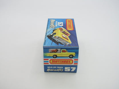Matchbox Superfast 57C Wild Life Truck Orange Lions Smoke Canopy
