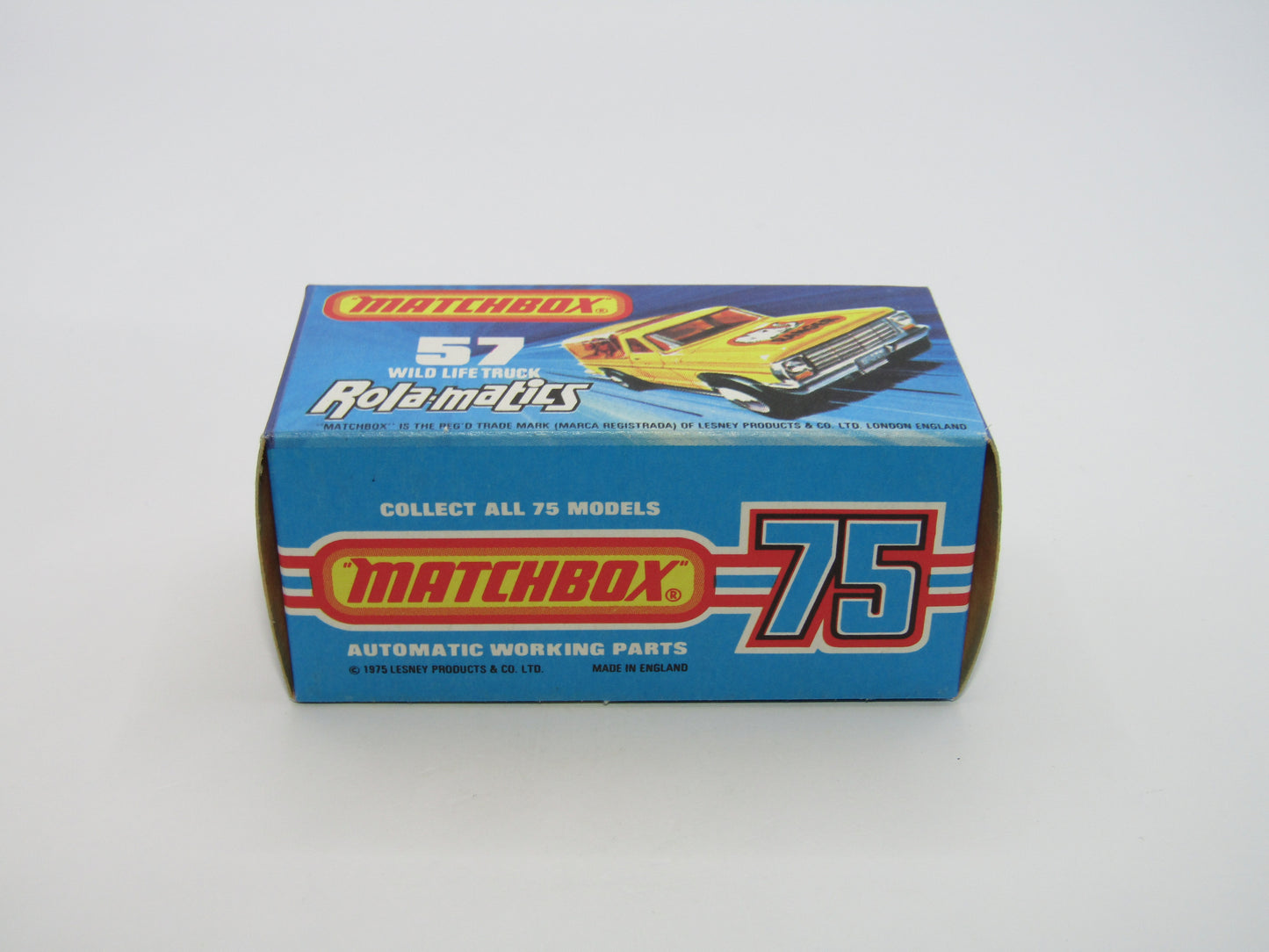 Matchbox Superfast 57C Wild Life Truck Orange Lions Smoke Canopy