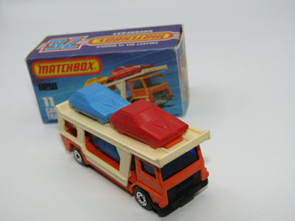 Matchbox Superfast 11C Car Transporter 2 BLUE CARS
