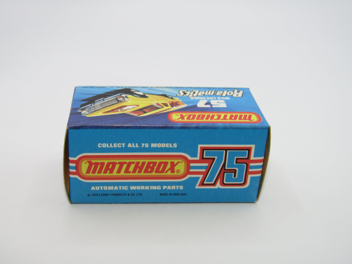 Matchbox Superfast 57C Wild Life Truck SILVER Base Amber Canopy