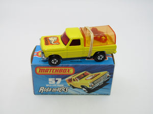 Matchbox Superfast 57C Wild Life Truck Orange Lion Amber Canopy
