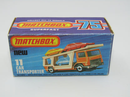 Matchbox Superfast 11C Car Transporter NO WINDOWS