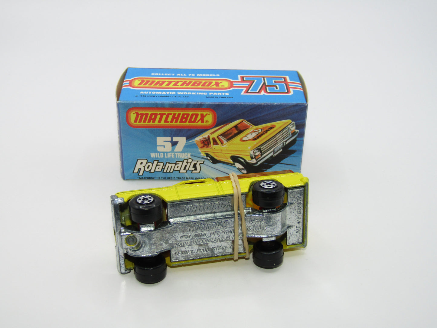 Matchbox Superfast 57C Wild Life Truck Orange Lion Amber Canopy