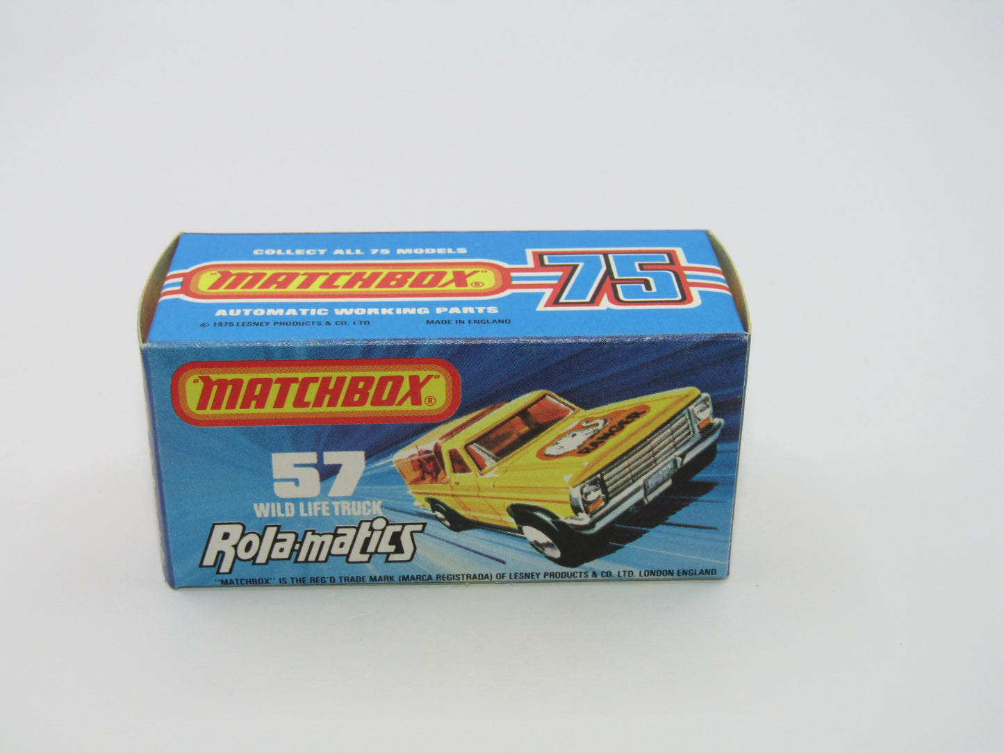 Matchbox Superfast 57C Wild Life Truck Orange Lion Amber Canopy