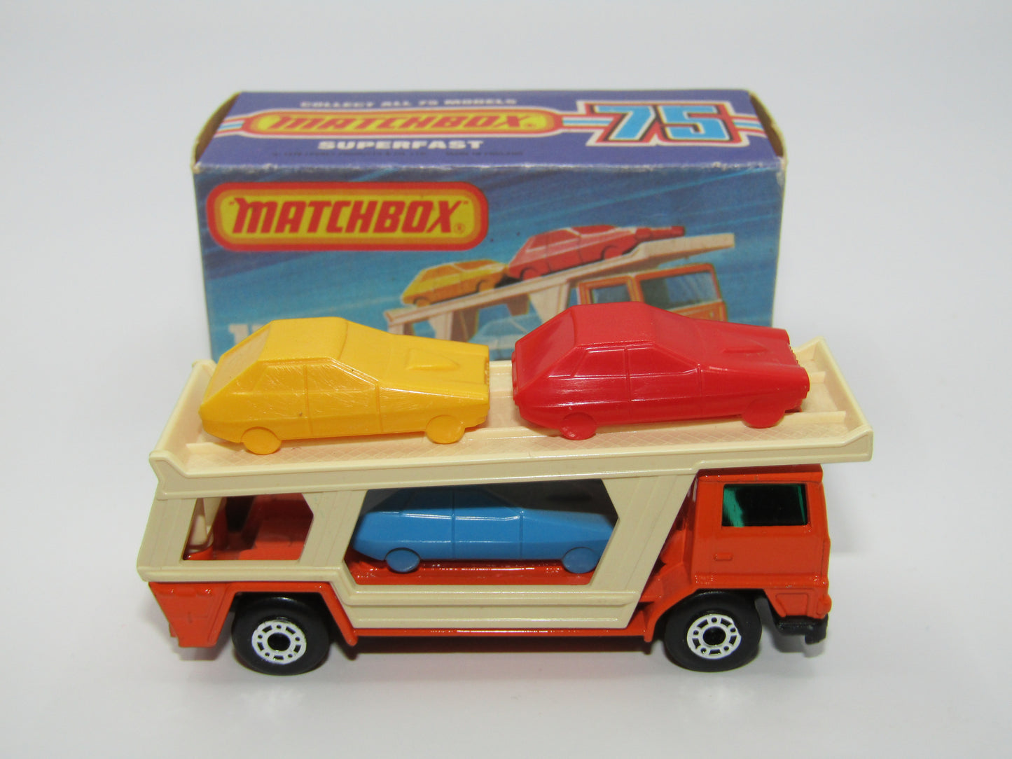 Matchbox Superfast 11C Car Transporter GREEN Windows