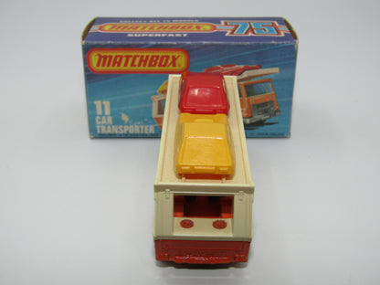 Matchbox Superfast 11C Car Transporter GREEN Windows