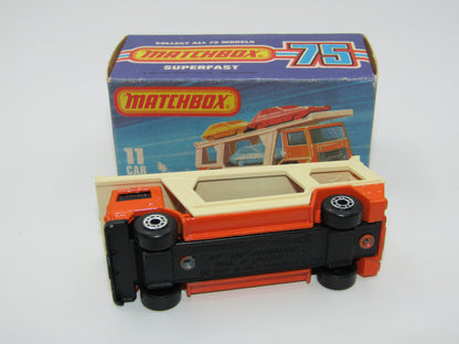 Matchbox Superfast 11C Car Transporter GREEN Windows