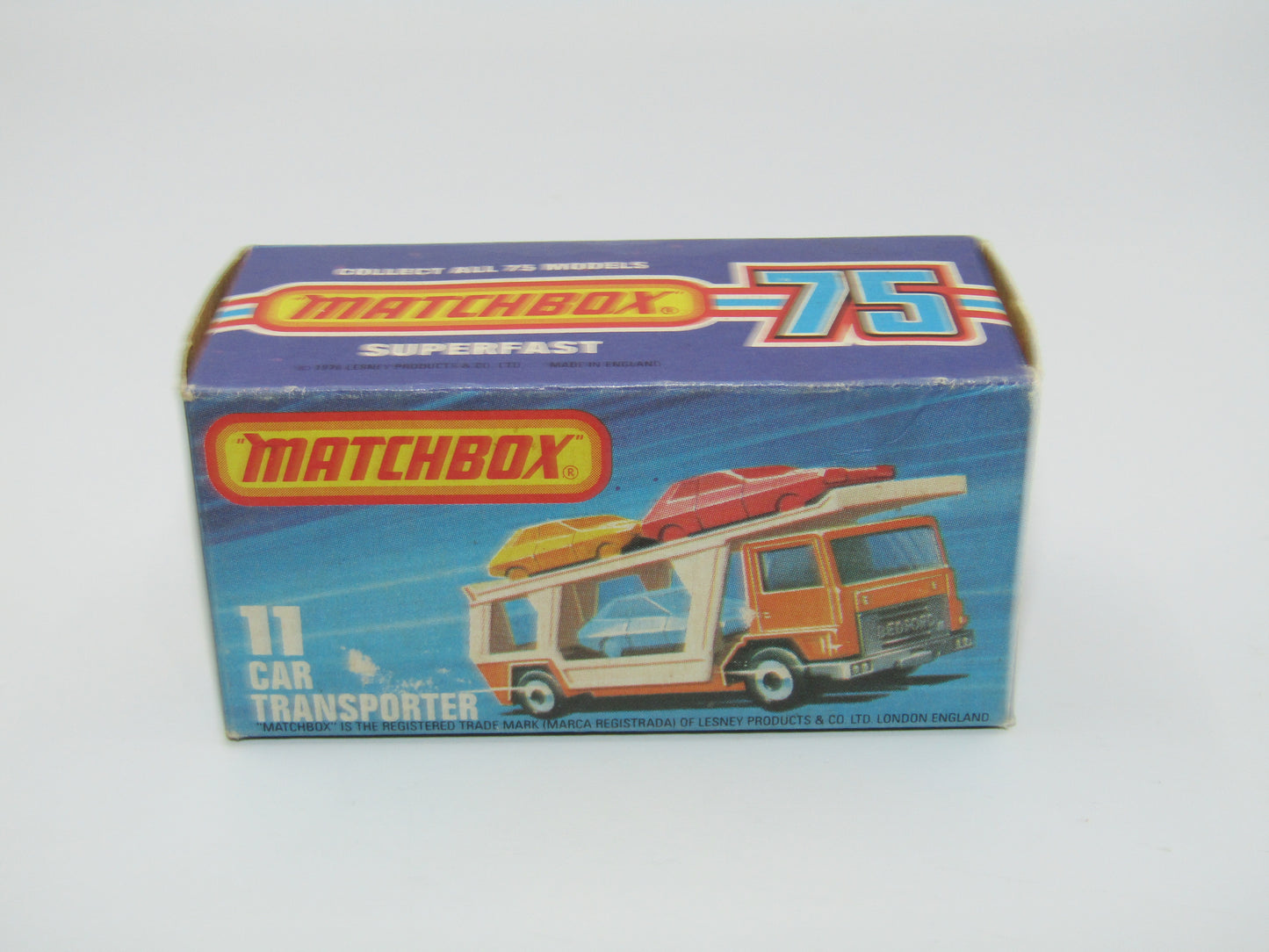 Matchbox Superfast 11C Car Transporter GREEN Windows