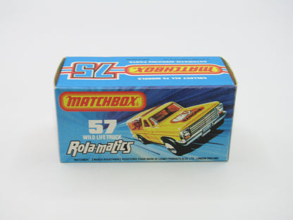 Matchbox Superfast 57C Wild Life Truck Brown Lion CLEAR Canopy