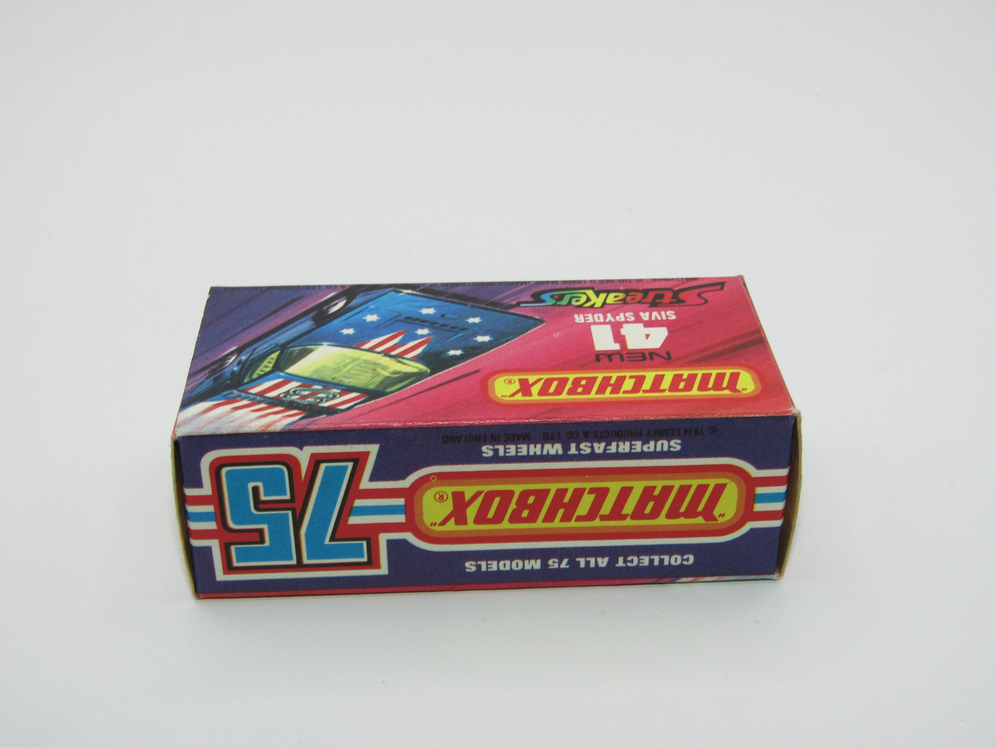 Matchbox Superfast 41B Siva Spyder Streakers Light Metallic Blue