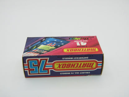 Matchbox Superfast 41B Siva Spyder Streakers Light Metallic Blue
