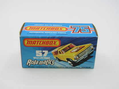 Matchbox Superfast 57C Wild Life Truck Brown Lion CLEAR Canopy