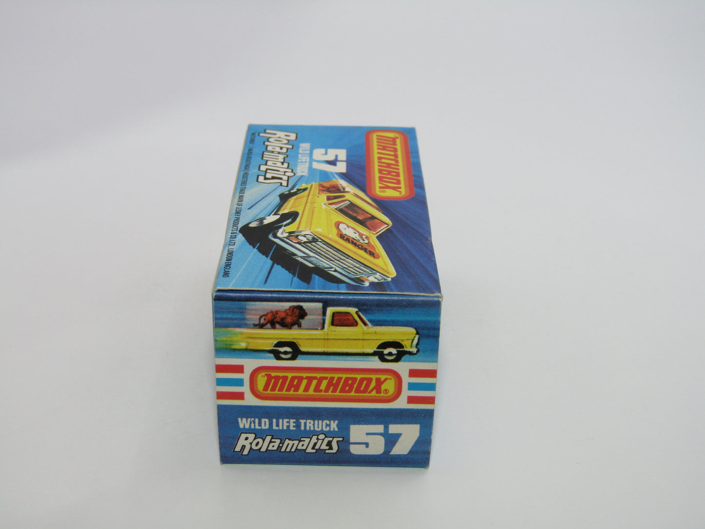 Matchbox Superfast 57C Wild Life Truck Brown Lion CLEAR Canopy