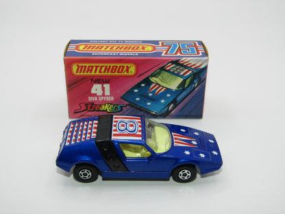 Matchbox Superfast 41B Siva Spyder Streakers 5 Spoke NARROW Wheels