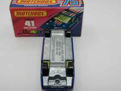 Matchbox Superfast 41B Siva Spyder Streakers 5 Spoke NARROW Wheels
