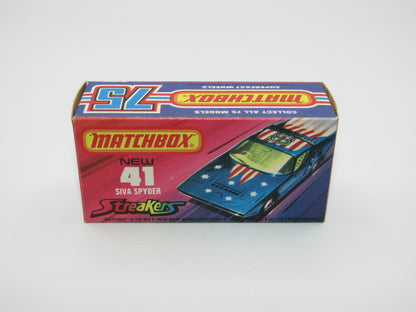 Matchbox Superfast 41B Siva Spyder Streakers 5 Spoke NARROW Wheels