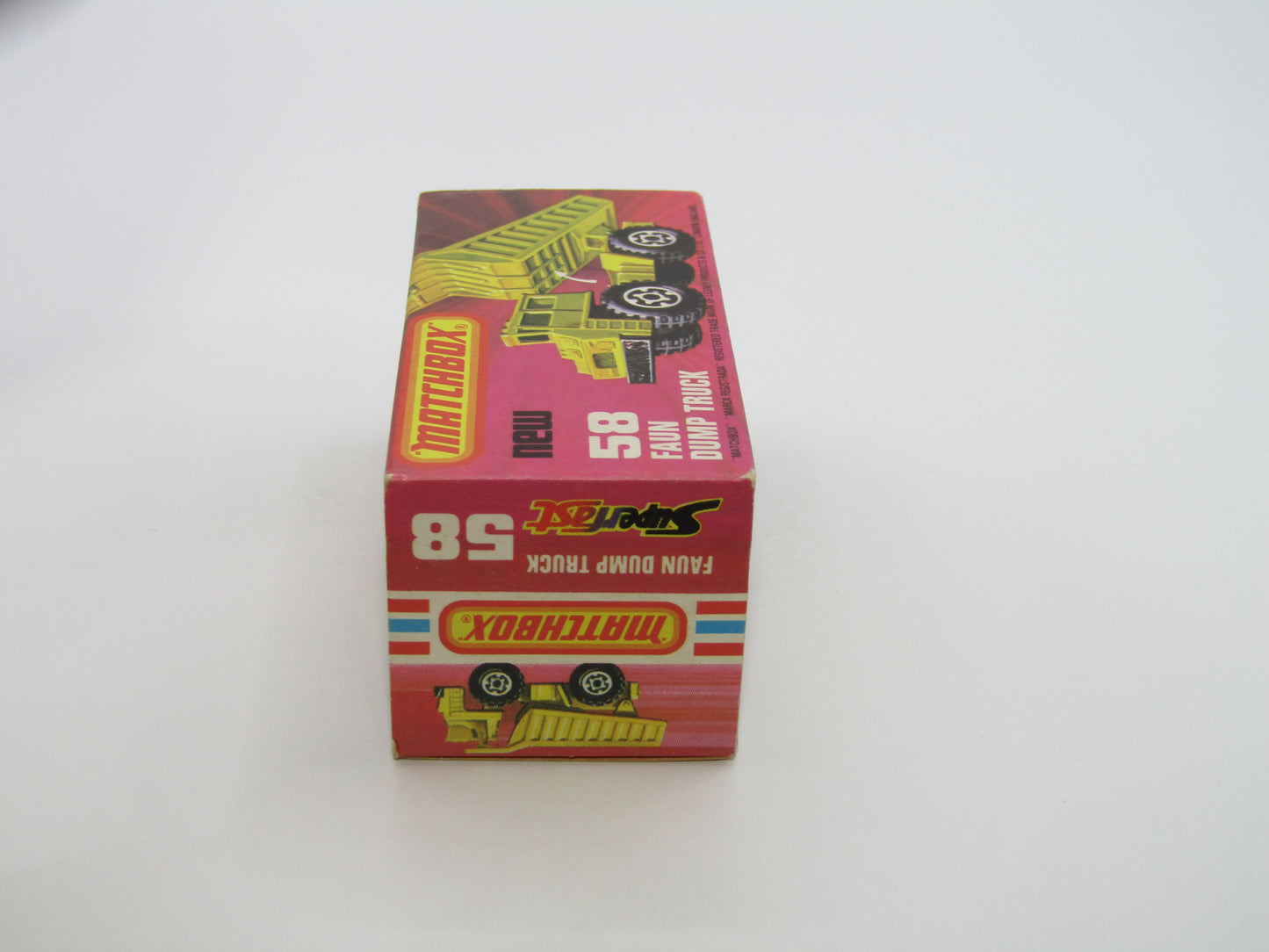 Matchbox Superfast 58C Faun Dump Truck CAT Tampo
