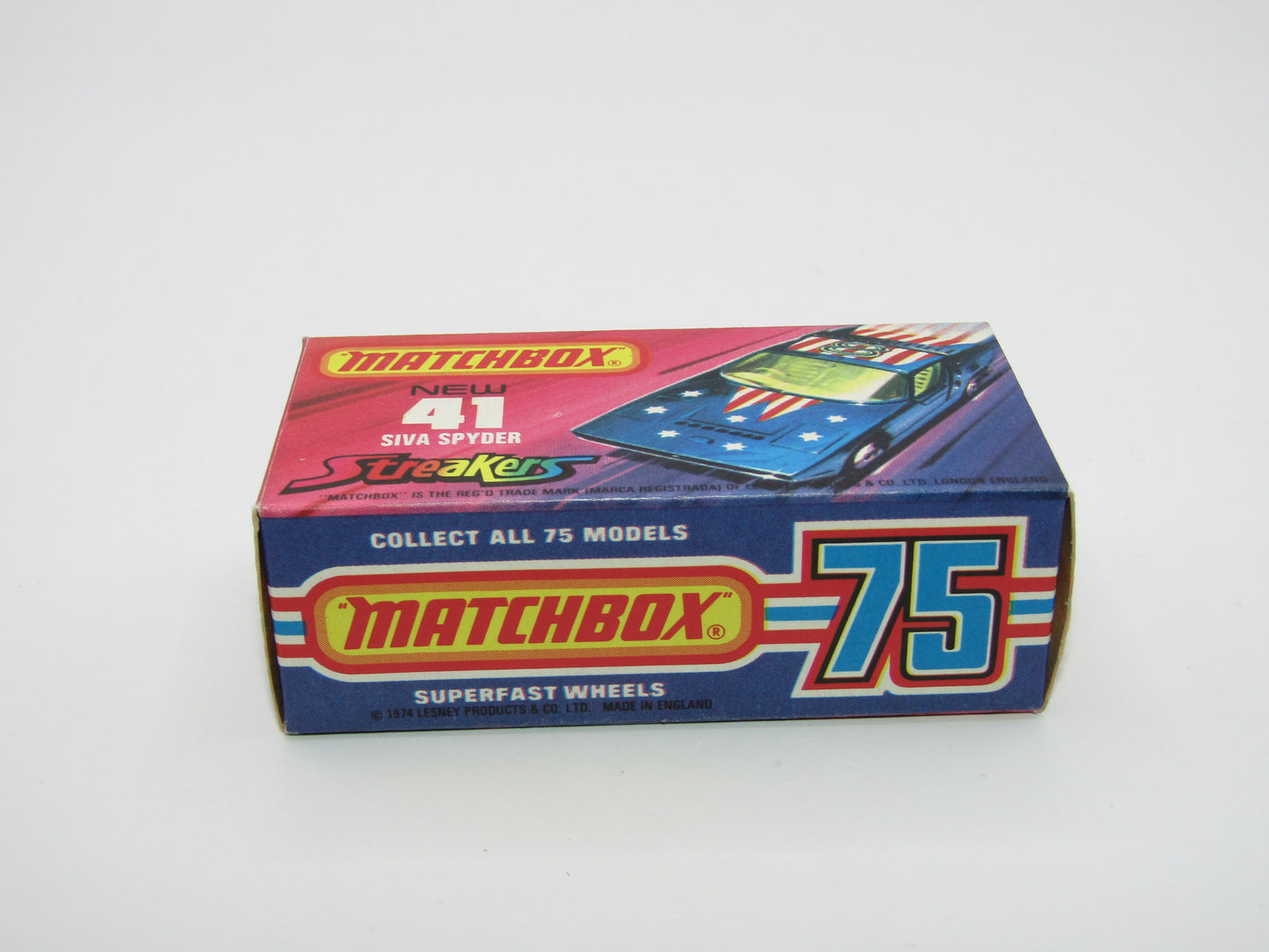 Matchbox Superfast 41B Siva Spyder Streakers 5 Spoke NARROW Wheels