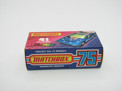 Matchbox Superfast 41B Siva Spyder Streakers 5 Spoke NARROW Wheels
