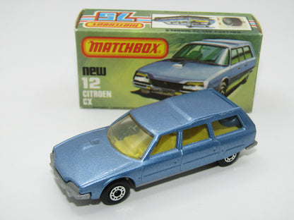 Matchbox Superfast 12C Citroen CX YELLOW Interior