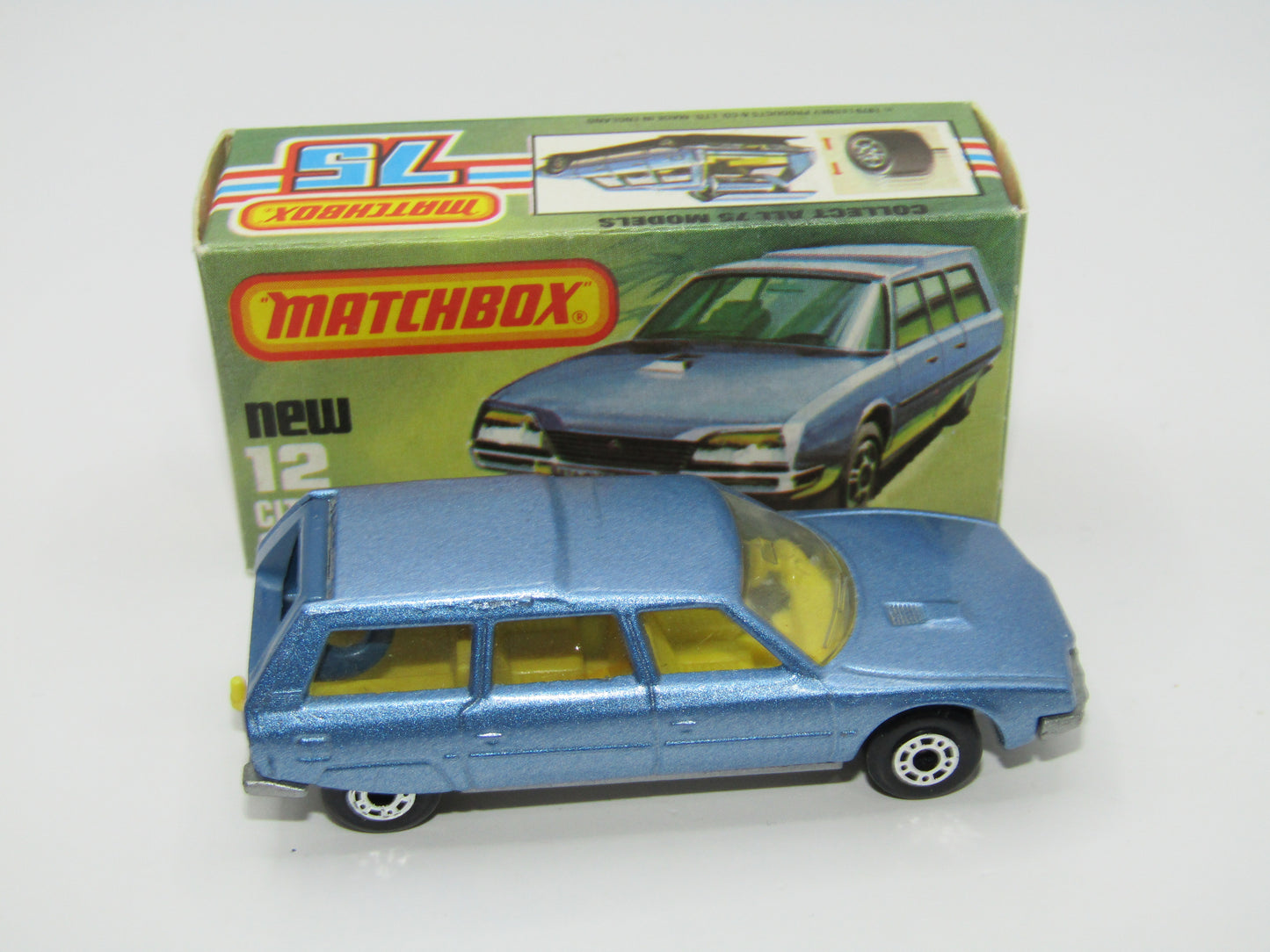 Matchbox Superfast 12C Citroen CX YELLOW Interior