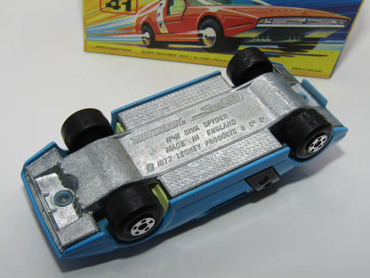 Matchbox Superfast Black Widow No 41 Siva Spyder Base Black Window