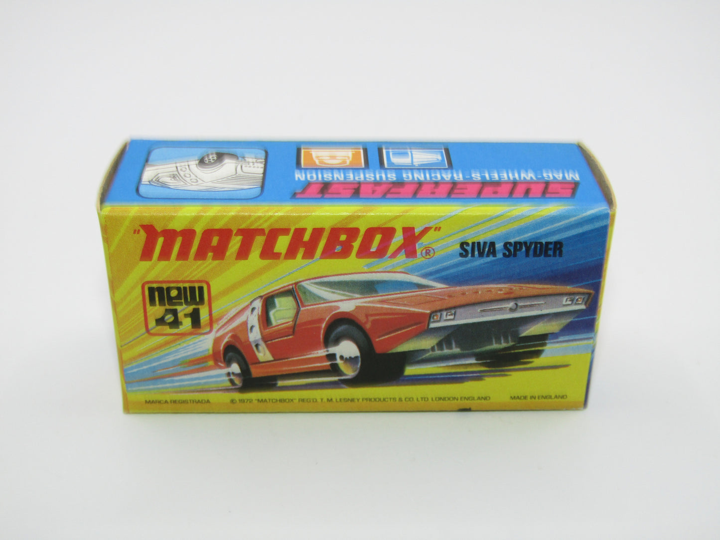 Matchbox Superfast Black Widow No 41 Siva Spyder Base Black Window