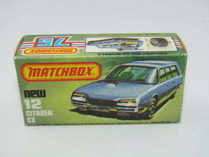 Matchbox Superfast 12C Citroen CX YELLOW Interior