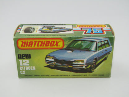 Matchbox Superfast 12C Citroen CX YELLOW Interior