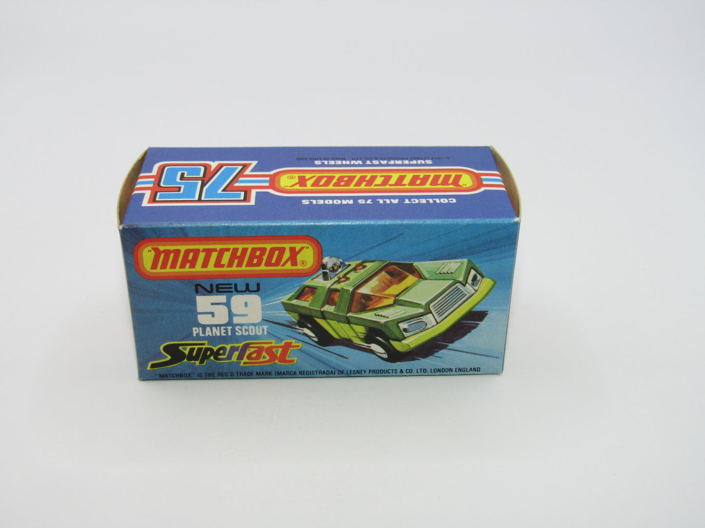 Matchbox Superfast 59C Planet Scout Avacado AMBER Windows