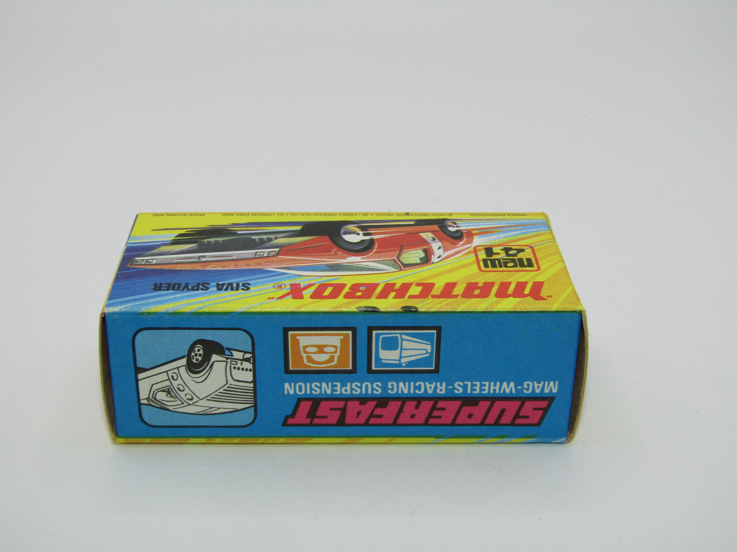 Matchbox Superfast Black Widow No 41 Siva Spyder Base Black Window