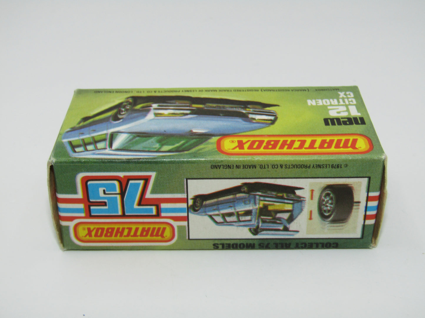 Matchbox Superfast 12C Citroen CX YELLOW Interior