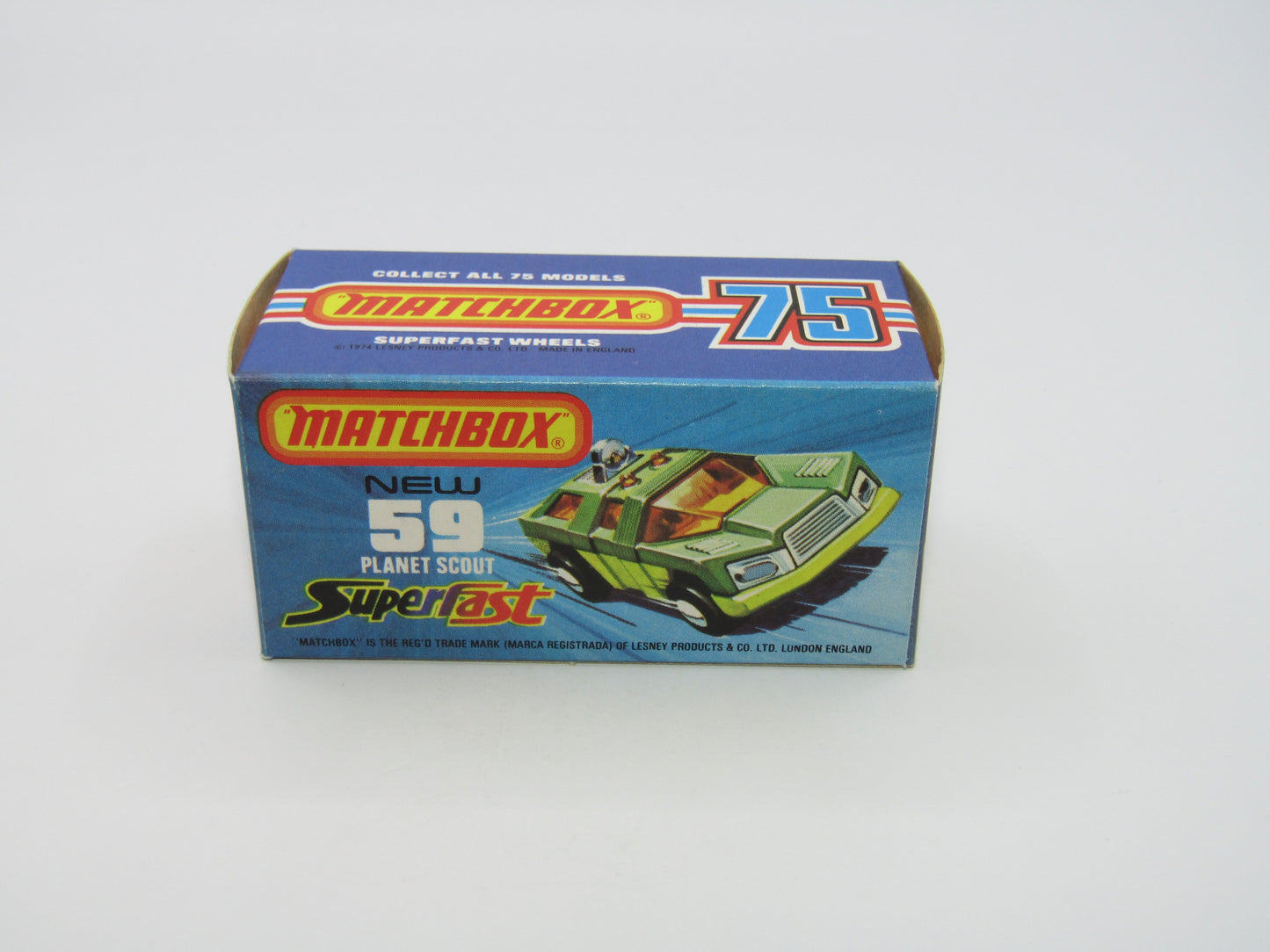 Matchbox Superfast 59C Planet Scout Avacado AMBER Windows