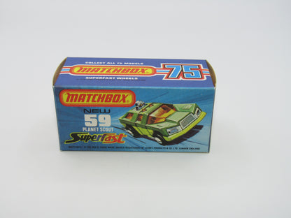 Matchbox Superfast 59C Planet Scout Avacado AMBER Windows