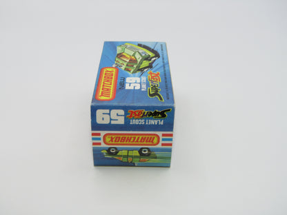 Matchbox Superfast 59C Planet Scout Avacado AMBER Windows