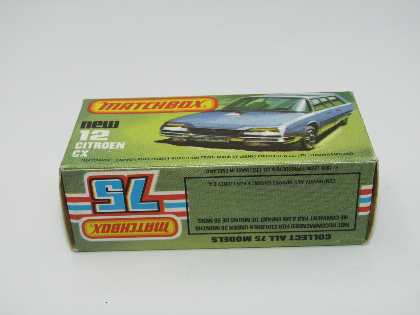 Matchbox Superfast 12C Citroen CX YELLOW Interior