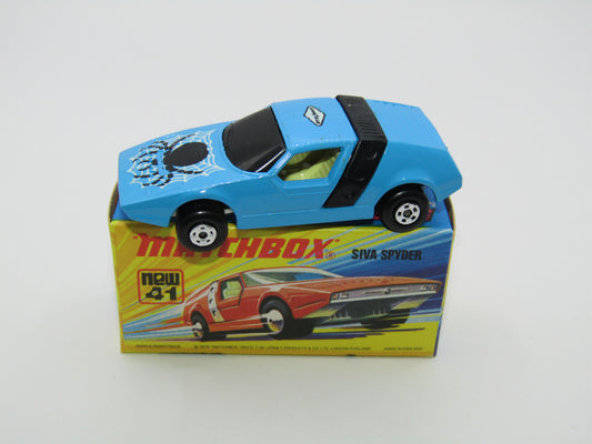 Matchbox Superfast RN VIII Black Widow Black Windows