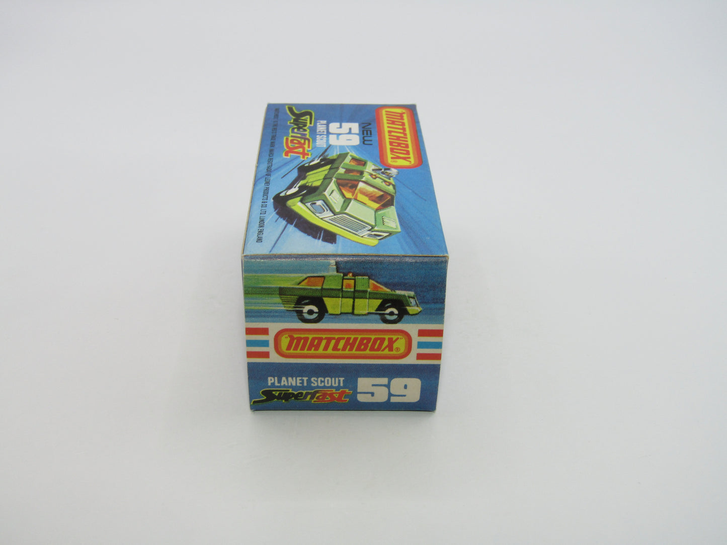 Matchbox Superfast 59C Planet Scout Avacado AMBER Windows